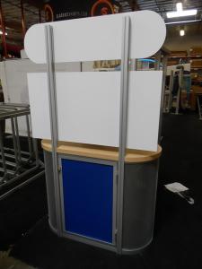 MOD-1231 Counter Kiosk with Graphics and Storage -- Image 2